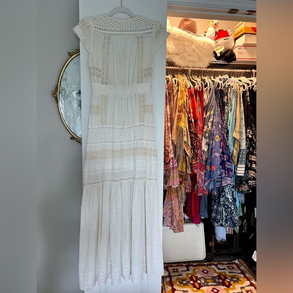 Spell 🤍 Suki Gown White EUC 🤍 XS - Picture 12 of 16